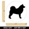 Alaskan Malamute Dog Solid Self-Inking Rubber Stamp for Stamping Crafting Planners
